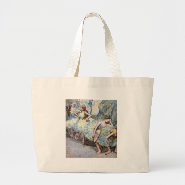 Bolso De Tela Gigante Pintura de bailarinas de arte Degas Ballet (Frente)