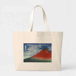 Bolso De Tela Gigante Pintura de Japón del volcán Fuji