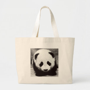 Bolso De Tela Gigante Pintura de Panda
