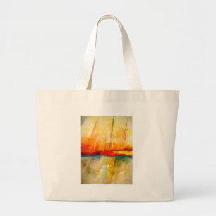 Bolso De Tela Gigante Pintura expresionista abstracta moderna