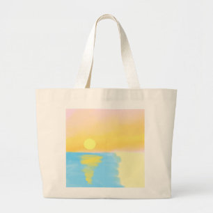 Bolso De Tela Gigante pintura paisajística