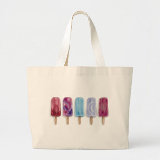Bolso De Tela Gigante Pinturas de acuarela de paletas vibraciones verani
