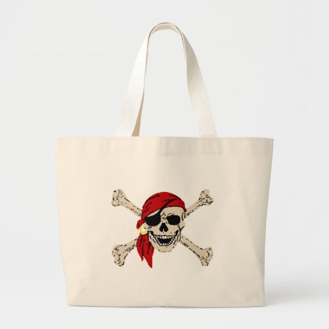 Bolso De Tela Gigante Pirate Booty Bag (Frente)