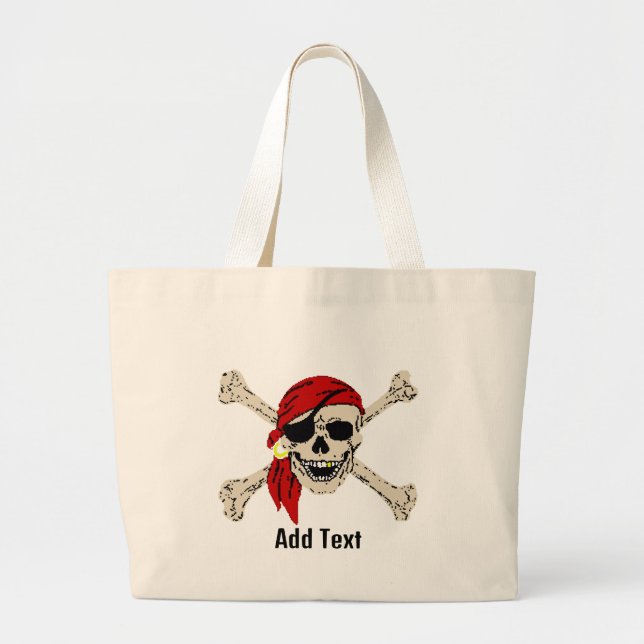 Bolso De Tela Gigante Pirate Booty Bag (Frente)