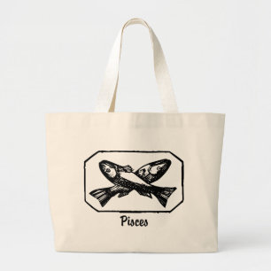 Bolso De Tela Gigante Pisces
