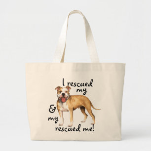 Bolso De Tela Gigante Pit Bull Terrier