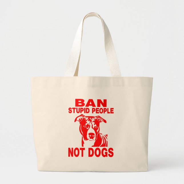 BOLSO DE TELA GIGANTE PITBULL (Frente)