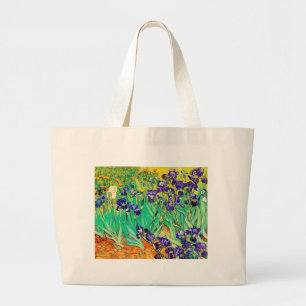 Bolso De Tela Gigante PixDezines van gogh iris/st. remy