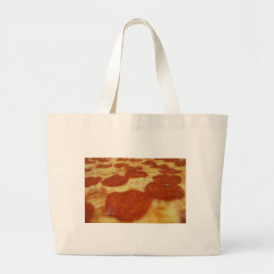 Bolso De Tela Gigante pizza de pepperoni