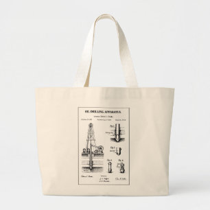 Bolso De Tela Gigante plan de perforación petrolera