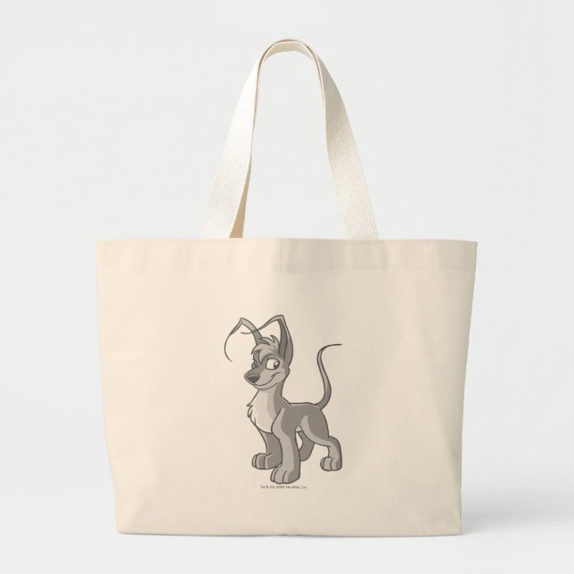 Bolso De Tela Gigante Plata de Gelert (Frente)