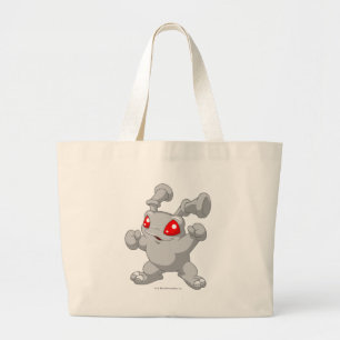 Bolso De Tela Gigante Plata de Grundo