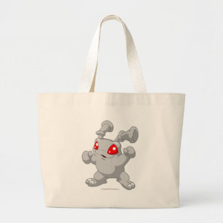 Bolso De Tela Gigante Plata de Grundo