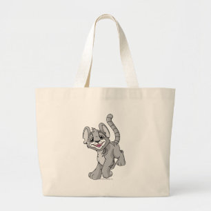 Bolso De Tela Gigante Plata de Kougra