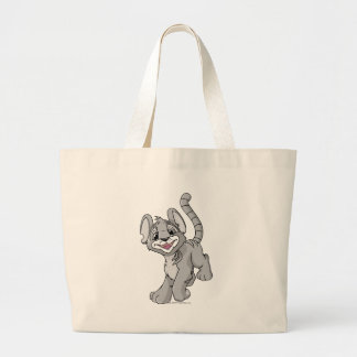 Bolso De Tela Gigante Plata de Kougra