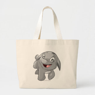 Bolso De Tela Gigante Plata de Poogle