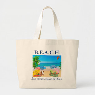 Bolso De Tela Gigante Playa