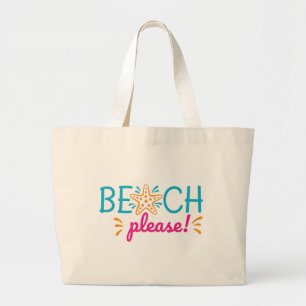 Bolso De Tela Gigante Playa