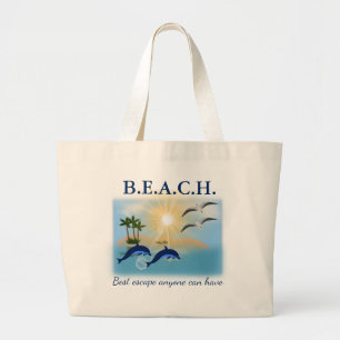 Bolso De Tela Gigante Playa
