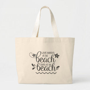 Bolso De Tela Gigante Playa