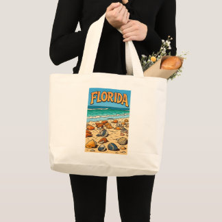 Bolso De Tela Gigante "Playa de Florida"
