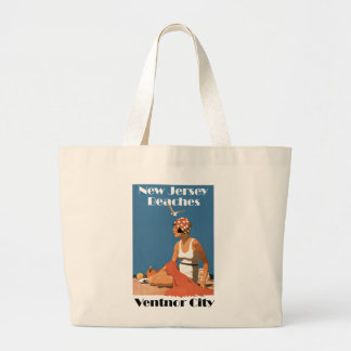 Bolso De Tela Gigante Playas de Nueva Jersey ~ Ventnor City