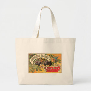 Bolso De Tela Gigante Plumas imperiales