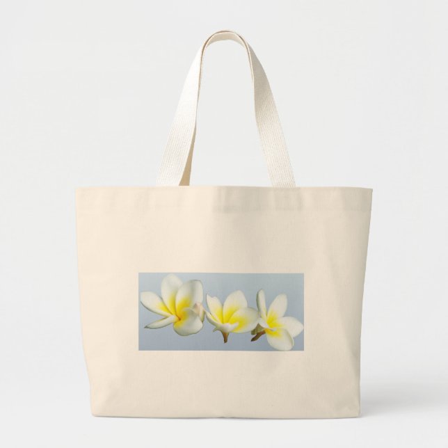 Bolso De Tela Gigante Plumeria dulce (Frente)