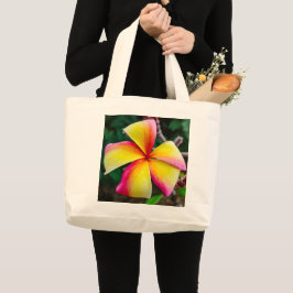 Bolso De Tela Gigante Plumeria rubra