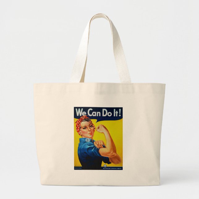Bolso De Tela Gigante Podemos hacerlo Rosie the Riveter (Frente)