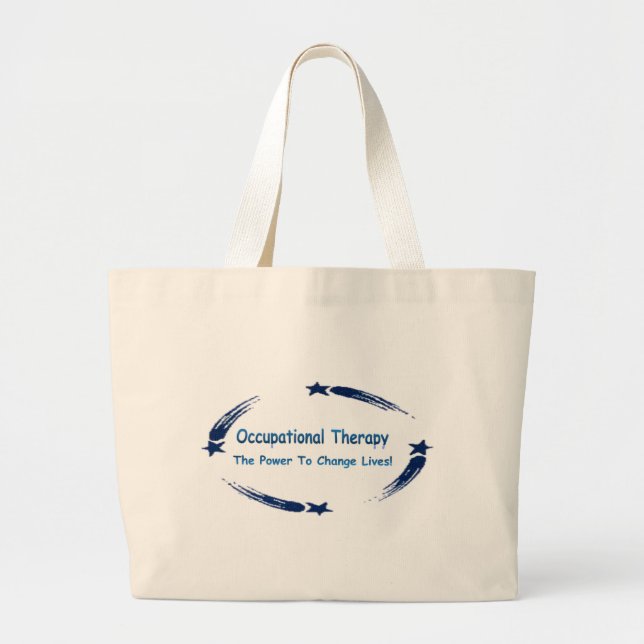 Bolso De Tela Gigante Poder de OT de cambiar vidas (Frente)