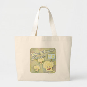 Bolso De Tela Gigante Poder del Cauliflor