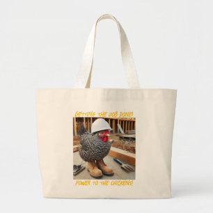 Bolso De Tela Gigante ¡Poder para las gallinas!