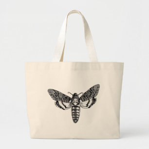Bolso De Tela Gigante Polilla de la Muerte-Cabeza