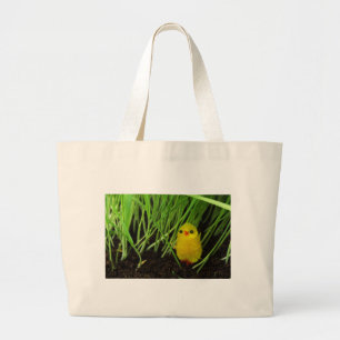 Bolso De Tela Gigante pollito de pasto
