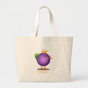 Bolso De Tela Gigante Polluelo de la gota del carnaval (púrpura)