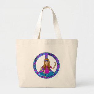 Bolso De Tela Gigante Polluelo del Hippie