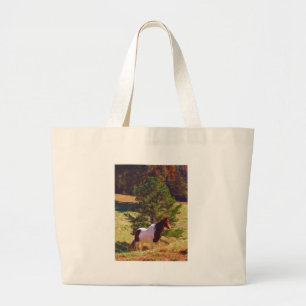 Bolso De Tela Gigante Pony pintado por el pino