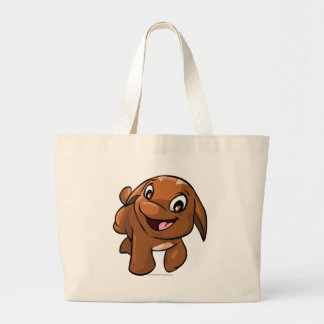 Bolso De Tela Gigante Poogle Brown