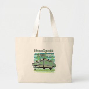 Bolso De Tela Gigante Pop-Up de camping