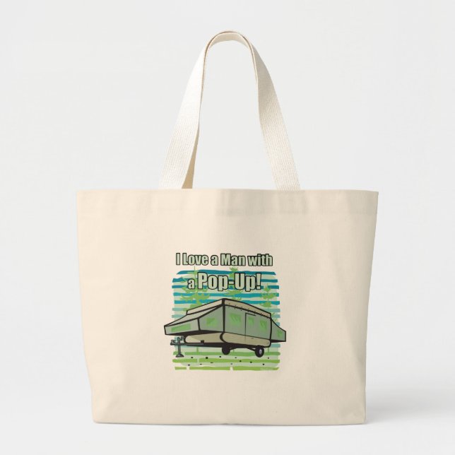 Bolso De Tela Gigante Pop-Up de camping (Frente)