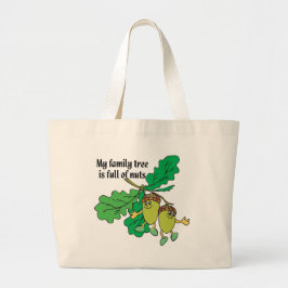 Bolso De Tela Gigante Por completo de nueces