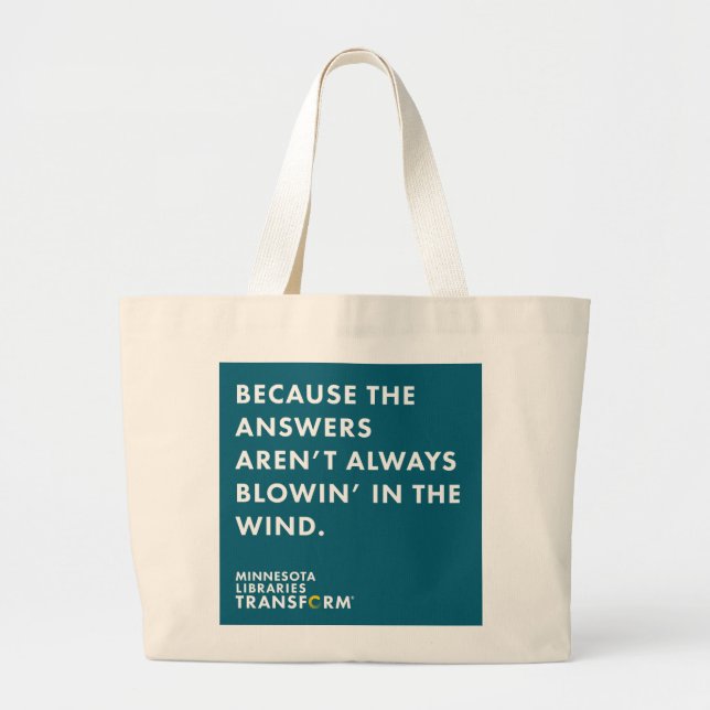 Bolso De Tela Gigante Porque tote del trullo del viento (Frente)