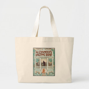 Bolso De Tela Gigante Portada del libro de sondeos de la banda Ragtime d