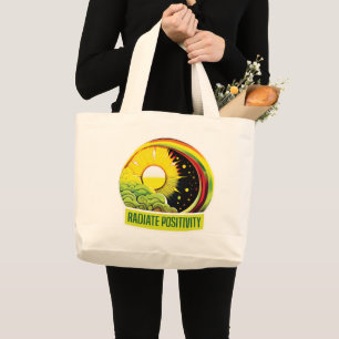 Bolso De Tela Gigante Positividad de radiación