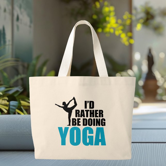 Bolso De Tela Gigante Preferiría Hacer Yoga (Subido por el creador)