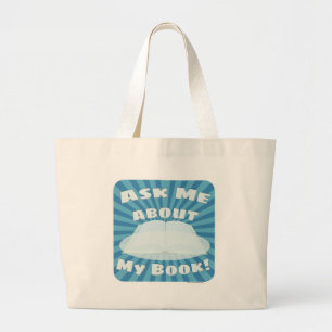 Bolso De Tela Gigante Preguntarme sobre mi diseño personalizado de libro