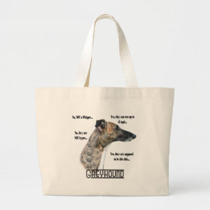 Bolso De Tela Gigante Preguntas frecuentes sobre Greyhound Tote Bag