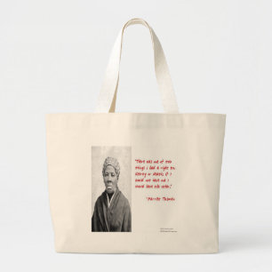 Bolso De Tela Gigante Premios Harriet Tubman "Libertad O Muerte"