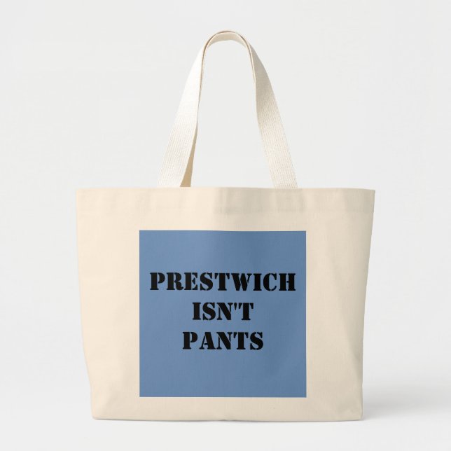 Bolso De Tela Gigante Prestwich no es Pants (Frente)